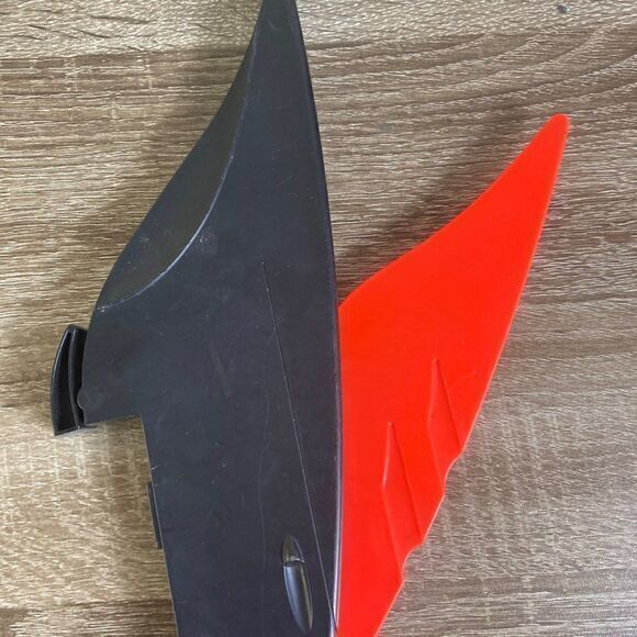 Vintage 1999 Batman Toy Street to Sky Kids Collectible Bat Wing Batwing Black - Picture 6 of 10